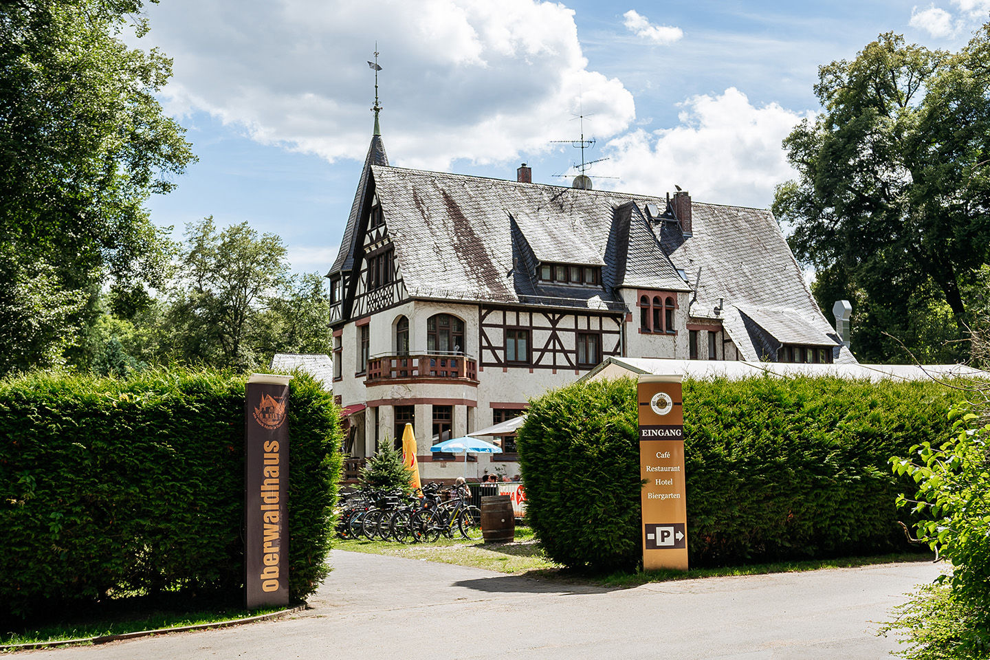 Oberwaldhaus am Steinbrücker Teich in Darmstadt